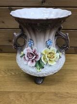 イタリア製 花瓶 陶花 花器 フラワーベース 2点おまとめ_画像6