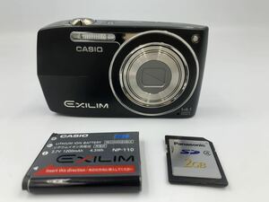 美品 動作品 CASIO EXILIM EX-Z2000 カシオ エクシリム ブラック 1,410万画素 光学5倍 液晶3.0型 デジカメ カメラ SDカード2GB付き