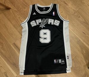 アディダス★スパーズユニフォーム★トニーパーカー★Sサイズ★TonyParker Spurs 、game jersey 、9 、NBA 、adidas