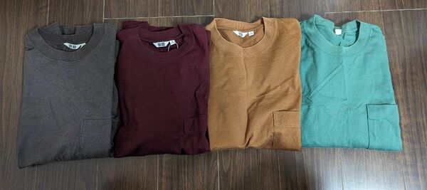 【美品】UNIQLO U ロンT UNIQLO ロンT セット ユニクロ コットンクルーネック