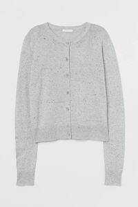 H＆M　ファインニットカーディガン　L　大きいサイズ　/　LL13号44XL～　エイチアンドエム　カーディガン　