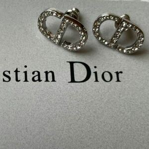 Dior ディオール ロゴ ピアス シルバー