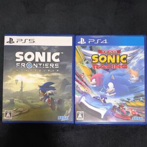 SONIC FRONTIERS(PS5) + SONIC RACING(PS4) プレイステーションソフト