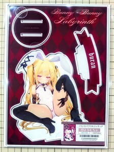 送料220円～ 新品 即決 ぴよ寺むちゃ バニー × バニー Labyrinth A5 アクリル フィギュア スタンド メロンブックス うりぼうざっか 同梱可