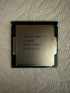 Intel CPU Core i5 6400 作動機器より取り外し品