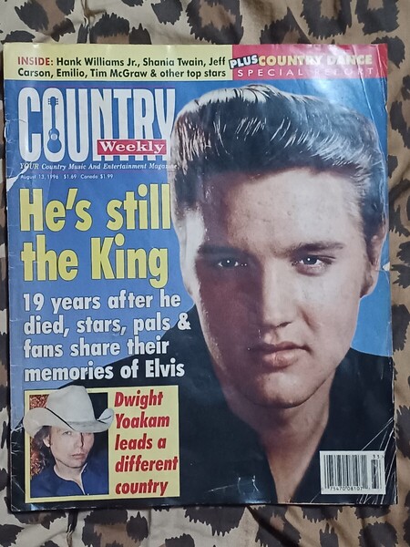 エルビスプレスリー Country Weekly Magazine カントリー ウィークリー マガジン 雑誌 ロカビリー 最終値