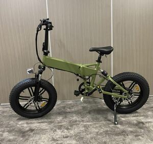 送料込み MATE 系 750Wモーター EBIKE電動自転車 48V12.5A緑