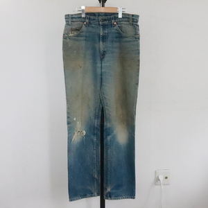 H443 80sビンテージ リーバイス 509 デニムパンツ USA製■1980年代製 表記34インチ ブルー アメカジ LEVIS Gパン ジーンズ ストレート 90s