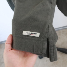 S417 2000年代製 EddieBauer エディーバウアー 長袖Tシャツ■00s 表記2XLサイズ グリーン 緑 ロンT アメカジ ストリート ヘンリーネック_画像6