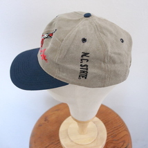 CAP17 USA直輸入 80sビンテージ TheGame ベースボールキャップ■1980年代製 グレー 灰色 カレッジ ハット 帽子 hat アメカジ ストリート_画像3