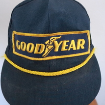 CAP15 USA直輸入 90sビンテージ GOODYEAR メッシュキャップ■1990年代製 ネイビー ハット 帽子 hat 古着 アメカジ ストリート レーシング_画像6