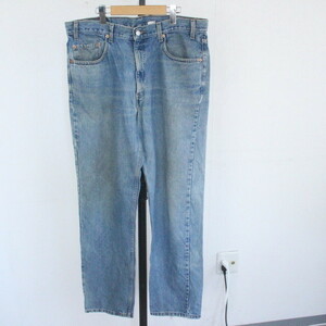 Q327 2000年製 LEVIS 550デニムパンツ■00s 表記サイズW36インチ ブルー リーバイス Gパン アメカジ ストリート 古着 古着卸 90s