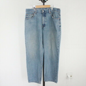 F476 2000年代製 Levis リーバイス デニムパンツ 550■00s 表記34インチ 古着 アメカジ ストリート ブルー 90s 80s 70s ジーパン 古着卸