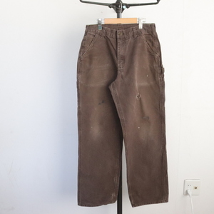 d234 2000年代製 Carhartt カーハート ペインターパンツ■00s 約XLサイズ ブラウン ダック アメカジ ストリート 古着 古着卸 オールド 激安