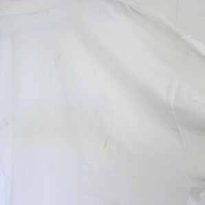 e437 90sビンテージ CHAPSラルフローレン プリントTシャツ■1990年代製 表記XLサイズ 白 ホワイト アメカジ ストリート ロゴ POLO 80s 70sの画像10