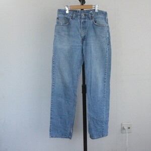 h238 2000年製ビンテージ Levi’s リーバイス 505 デニムパンツ■00s 表記33インチ ブルー アメカジ ストリート 古着 古着卸 オールド 激安