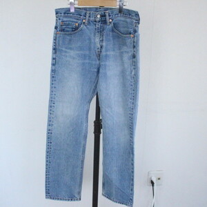 h246 2000年代製 リーバイス 505 デニムパンツ■00s 表記31インチ ブルー アメカジ ストリート Gパン LEVIS505 ストレート 古着卸 激安 90s