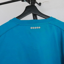 O442 2000年代製 COOGI 半袖Tシャツ■00s 表記2XLサイズ ブルー 青 刺しゅう Vネック アメカジ ストリート 古着 古着卸 オールド 激安 希少_画像9