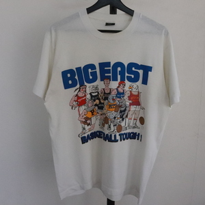 O447 90sビンテージ スクリーンスターズ 半袖Tシャツ USA製■1990年代製 表記Lサイズ 古着 アメカジ ストリート カレッジ ブルドッグ 白