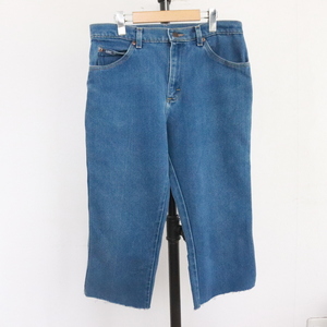 S445 90s Vintage Lee Lee Denim брюки #1990 годы производства cut o Fuji - хлеб джинсы желтый стежок голубой American Casual Street б/у одежда 