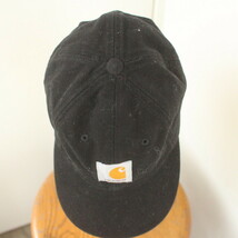 CAP33 2000年代製 carhartt カーハート ベースボールキャップ■00s ブラック 黒 ダック ハット 帽子 hat アメカジ ストリート ワーク 古着_画像8