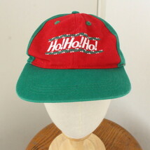 CAP35 90sビンテージ ベースボールキャップ■1990年代製 赤 緑 刺繍 アメカジ ストリート ハット 帽子 hat 古着 古着卸 オールド 激安 希少_画像1