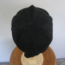CAP62 USA製 90sビンテージ tei ベースボールキャップ■1990年代製 ブラック 黒 刺しゅう hat ハット 帽子古着 古着卸 オールド 激安_画像5