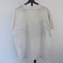 O549 90sビンテージ STEDMAN 半袖プリントTシャツ USA製■1990年代製 表記XLサイズ ホワイト 白 サーフ アメカジ 古着 古着卸 激安 希少_画像2