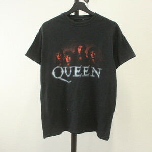 L626 2000年代製 QUEEN 半袖プリントTシャツ■00s 表記Mサイズ 黒 ブラック ロックT バンドT クイーン 古着 古着卸 オールド 激安