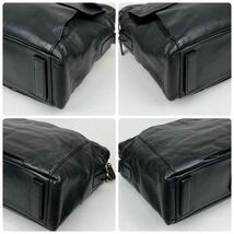 A4収納/美品 TUMI トゥミ BEACON HILL 2way ショルダーバッグ トート ビジネス ブリーフ メンズ レザー 本革 ブラック 黒 ビーコン 書類鞄_画像7