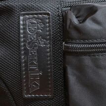 DESERTIKA/ショルダーバッグ MCBEAT-06 CORDURA＆LIMONTA社 撥水 耐久 無地 ベーシック イタリア製 新品/黒/ブラック/ie367/_画像7