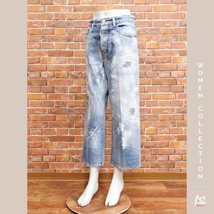 1円/春夏/DSQUARED2/IT38サイズ/S72LB0493 デニム パンツ L.A. JEAN イタリア製 インポート ディースクエアード 新品/ライトブルー/iy317/