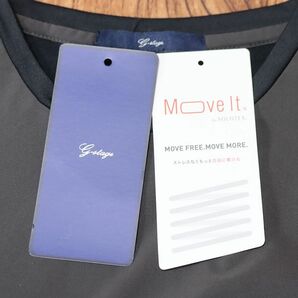 1円/g-stage/50サイズ/丸首カットソー SOLOTEX MoveIt 撥水 ストレッチ シワ防止 高機能 胸ポケット 半袖 新品/茶グレー/ie114/の画像7