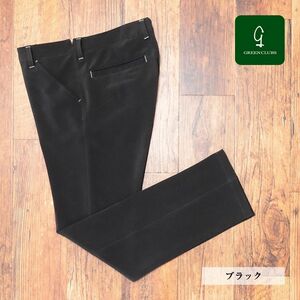 2023春夏/GREENCLUBS/94cm/美脚ゴルフ パンツ 4WAYストレッチ 楽々 ウエスト滑り止め 無地 機能性 新品/黒/ブラック/it113/