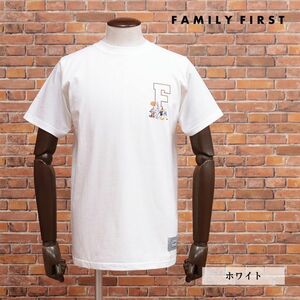 2023SS/FAMILY FIRST MILANO/Lサイズ/イタリー製Tシャツ TS2304 ジャージー快適 Looney Tunesコラボ 半袖 新品/白/ホワイト/ic117/