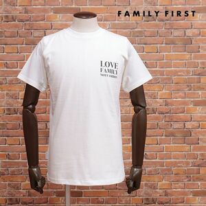 23春夏/FAMILY FIRST MILANO/XSサイズ/Italy製Tシャツ TS2352 ジャージー快適 バックプリント ストリート 半袖 新品/白/ホワイト/ic125/