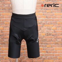 春夏/reric/XXLサイズ/ラッシュパンツ 吸汗速乾 ハニカム伸縮性◎ 通気性◎ ロードレース 穿き心地◎ 日本製 新品/黒/ブラック/ib310/_画像1