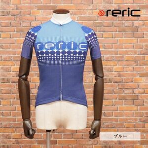  spring summer /reric/L size / made in Japan cycle jersey . water speed . waterproof UV ASTERIA& mug ns mesh dot pattern short sleeves new goods / blue / blue /ib286/