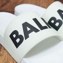 BALR./42(27-27.5cm)/シャワーサンダル B6720.1001 Classic Brand Slide ロゴ レタード サーフ スリッパ 新品/白/ホワイト/ib237/_画像5