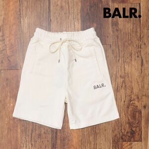 23SS/BALR./XSサイズ/イージー ハーフパンツ B1431.1037 Tony Regular Blanks ヨーロッパ製 スウェット 新品/アイボリー/ib268/