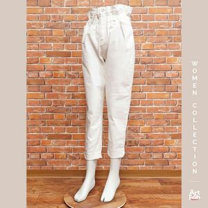 1 jpy / spring summer /LIU*JO/28 -inch / translation high waist Denim pants imported car dragon * Joe new goods / white / white /iz357/