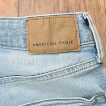 春夏/AMERICAN EAGLE/30インチ/デニム ハーフパンツ 3131-7517 ストレッチ ダメージ パッチワーク ストリート 新品/青/ブルー/ih119d/_画像7