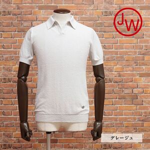  spring summer /JWO/48 size / polo-shirt .... pie ru flexible plain Skipper Golf relax short sleeves new goods / gray ju/ic592/