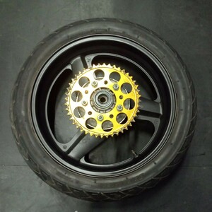 ホンダ ・CB400SF /NC31★純正リア ホイール　17×4.00J・ AFAM44T付　歪み無・美品　タイヤ140/70R17