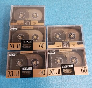 未開封 maxell XL2 ハイポジション 60分 カセットテープ TAPE2 ハイポジ
