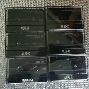  metal tape SONY Sony METAL-XR METAL-S54 cassette tape Sony SONY TYPE4