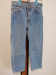 95 Levi's 550-4891 XX USA ビンテージ インディゴ W32 L34 リーバイス 赤タブ 紙パッチ 532