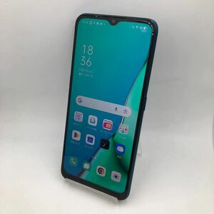 【中古】 OPPO A5 2020 CPH1943 4GB / 64GB ブルー UQモバイル版 au 判定〇 SIMフリー