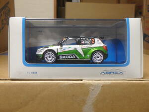 Abrex 143XAB604TQ 1/43 シュコダ・ファビア S2000 #2 カナリアス島ラリー 2012