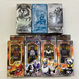 【7体セット】ライダーヒーローシリーズ 限定品 仮面ライダーキバ キバッテいくぜver. ガルルコバルトver. 重塗装ver. サガ レイ アーク等